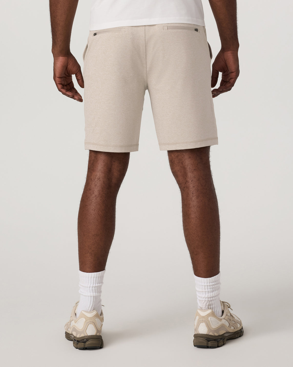 Sunday Performance Short 8" Men's Toast Heather Shorts - Image 4