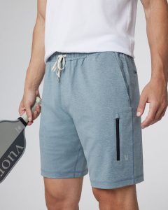 Sunday Performance Short 8.5" Dusty Blue Heather