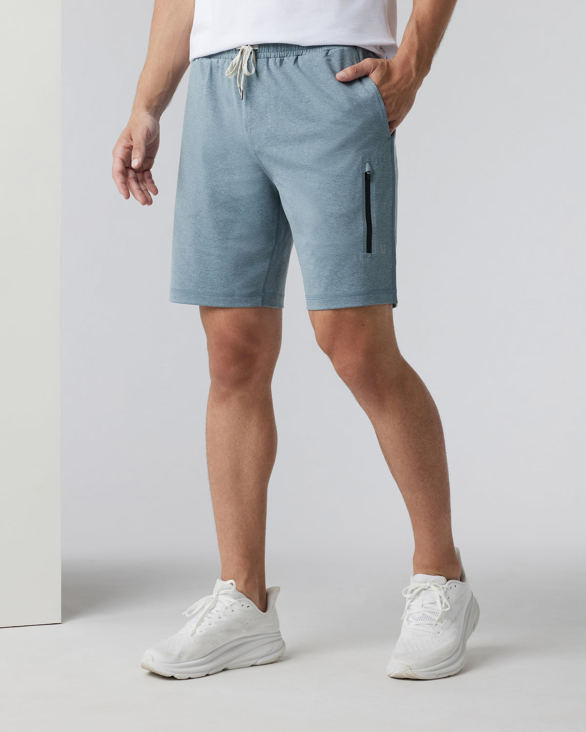 Sunday Performance Short 8.5" Dusty Blue Heather - Image 5