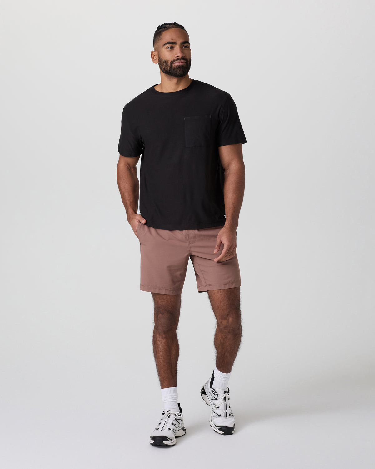 Kore Short X2 Lined Classic Fit 7" Sedona Brown/Salt/Amethyst Grey - Image 5
