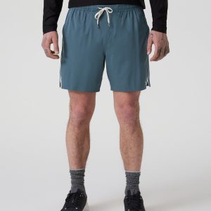 Trail Short 2.0 Pacific/Heather Grey Running Shorts