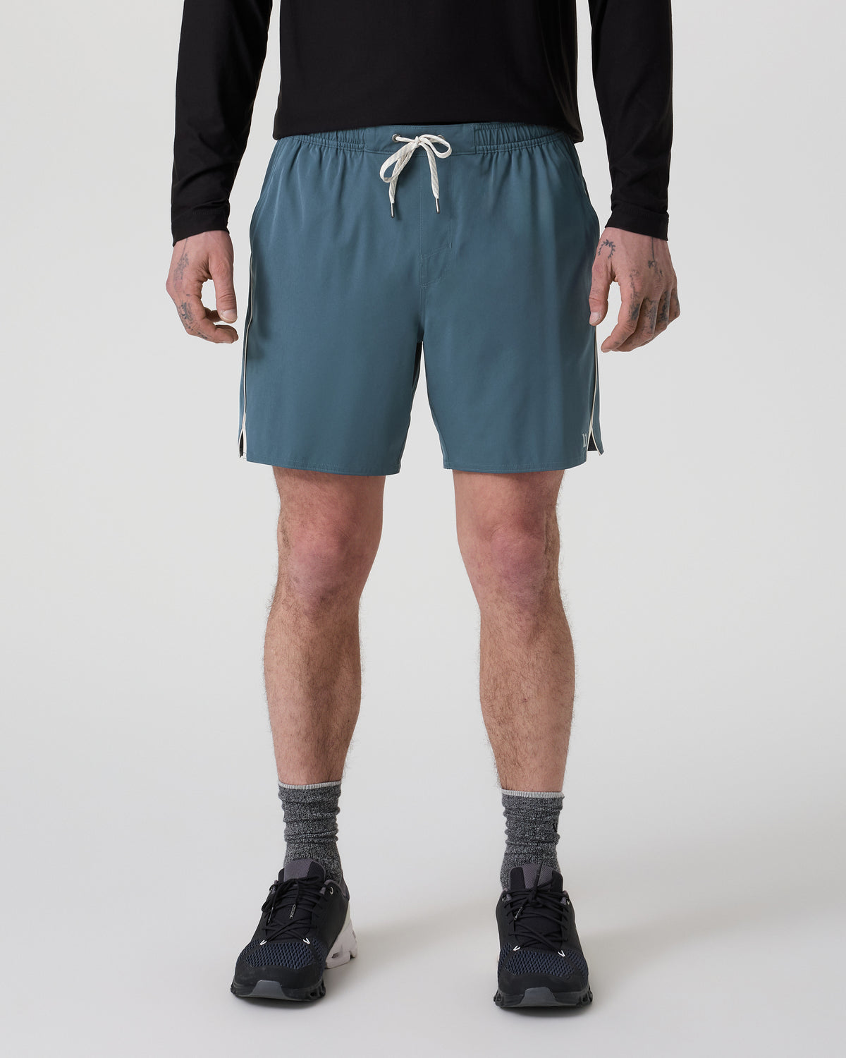 Trail Short 2.0 Pacific/Heather Grey Running Shorts