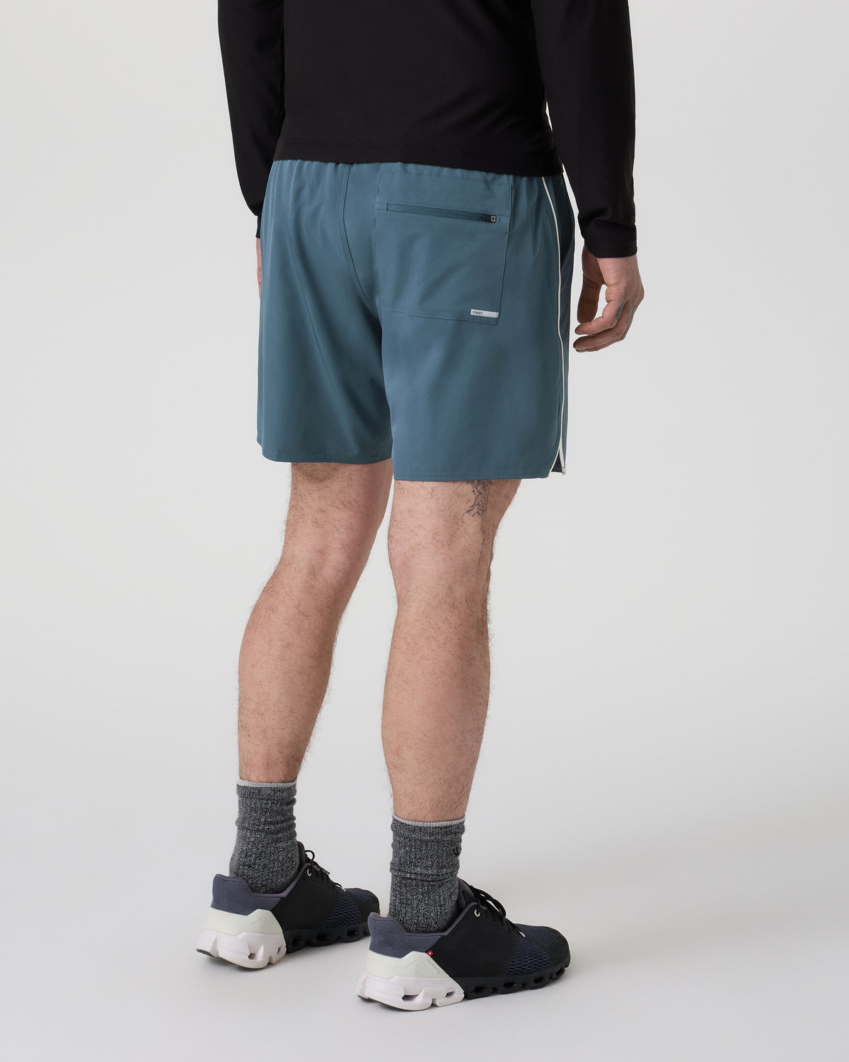 Trail Short 2.0 Pacific/Heather Grey Running Shorts - Image 2