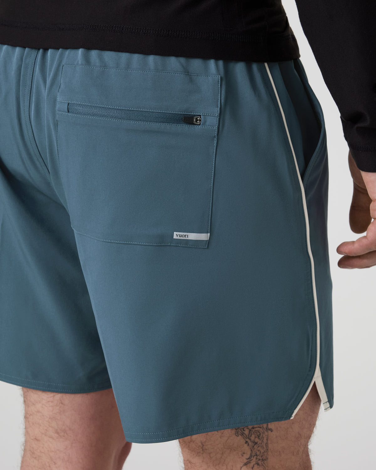 Trail Short 2.0 Pacific/Heather Grey Running Shorts - Image 4
