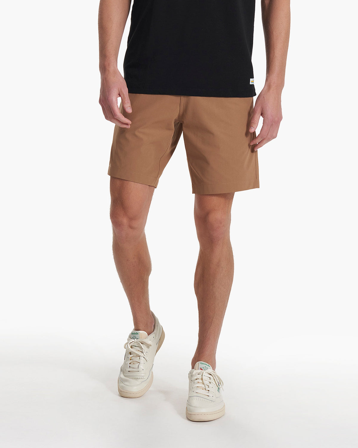 Meta Short Camel Brown Relaxed Fit Chino Shorts