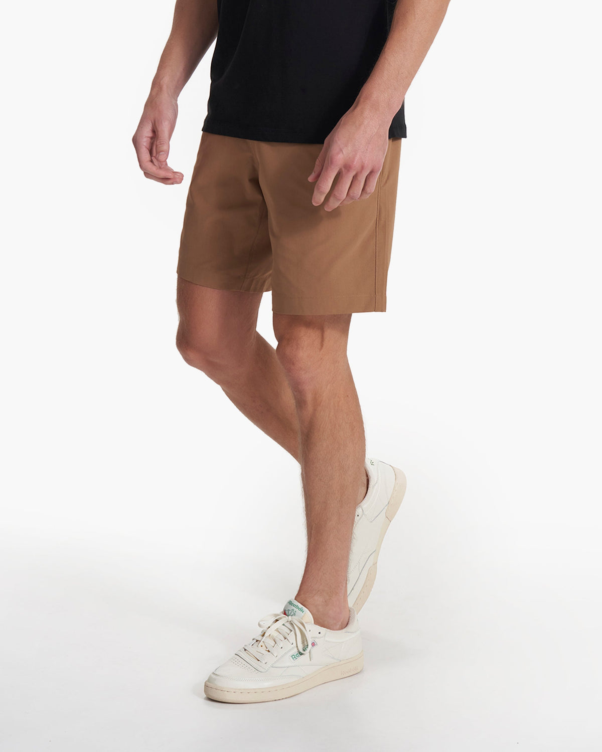 Meta Short Camel Brown Relaxed Fit Chino Shorts - Image 2