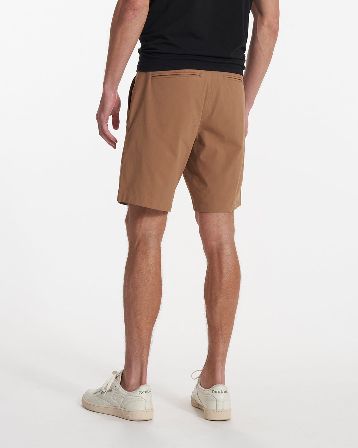 Meta Short Camel Brown Relaxed Fit Chino Shorts - Image 3