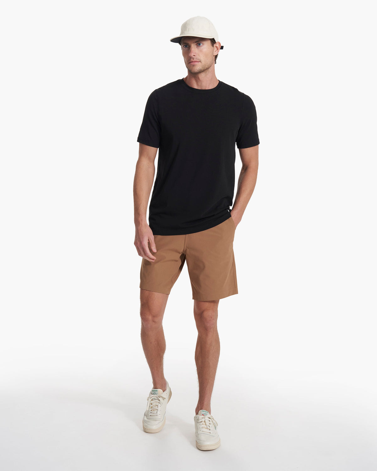 Meta Short Camel Brown Relaxed Fit Chino Shorts - Image 4