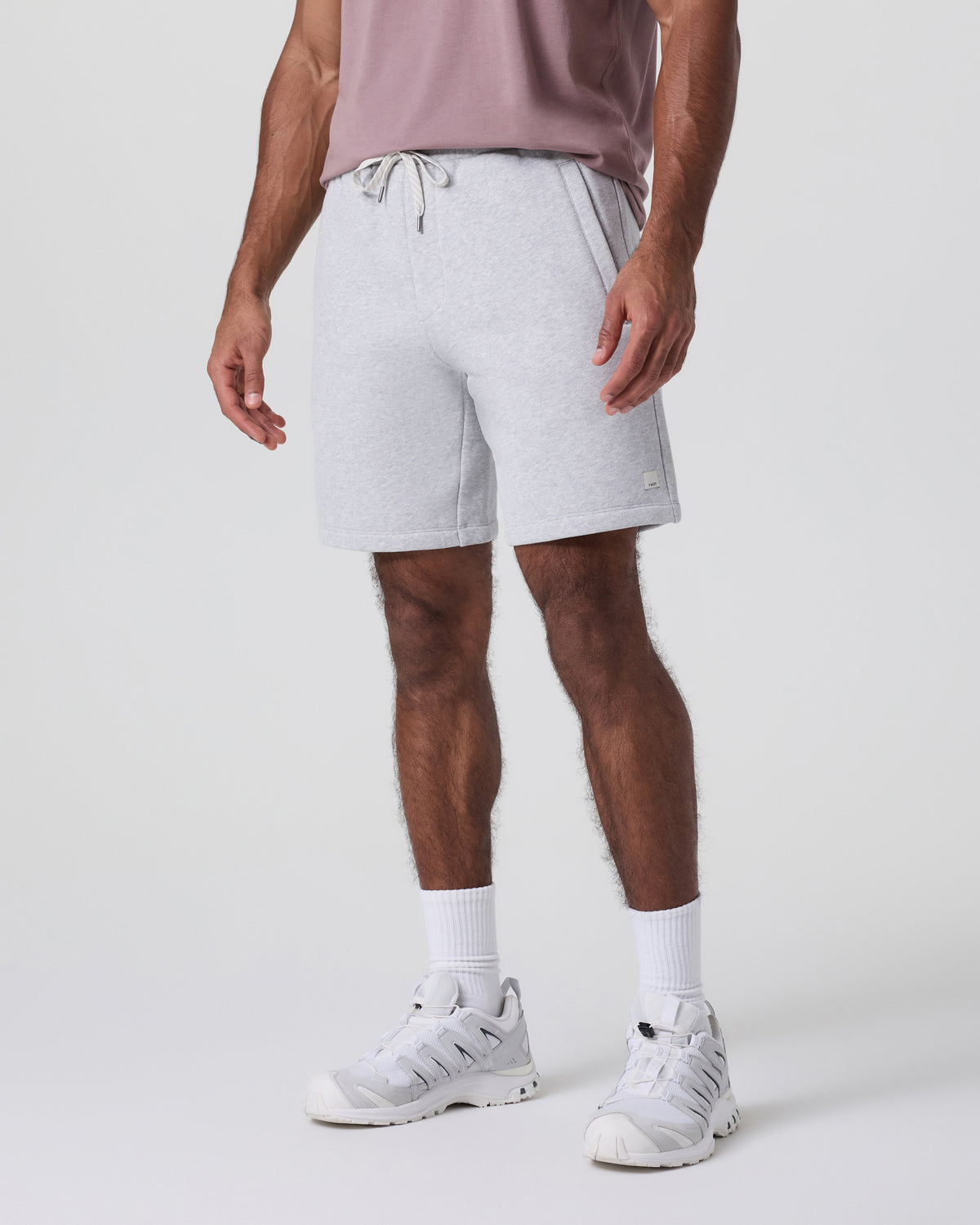 Seaside Short Classic Fit 8" Light Heather Grey