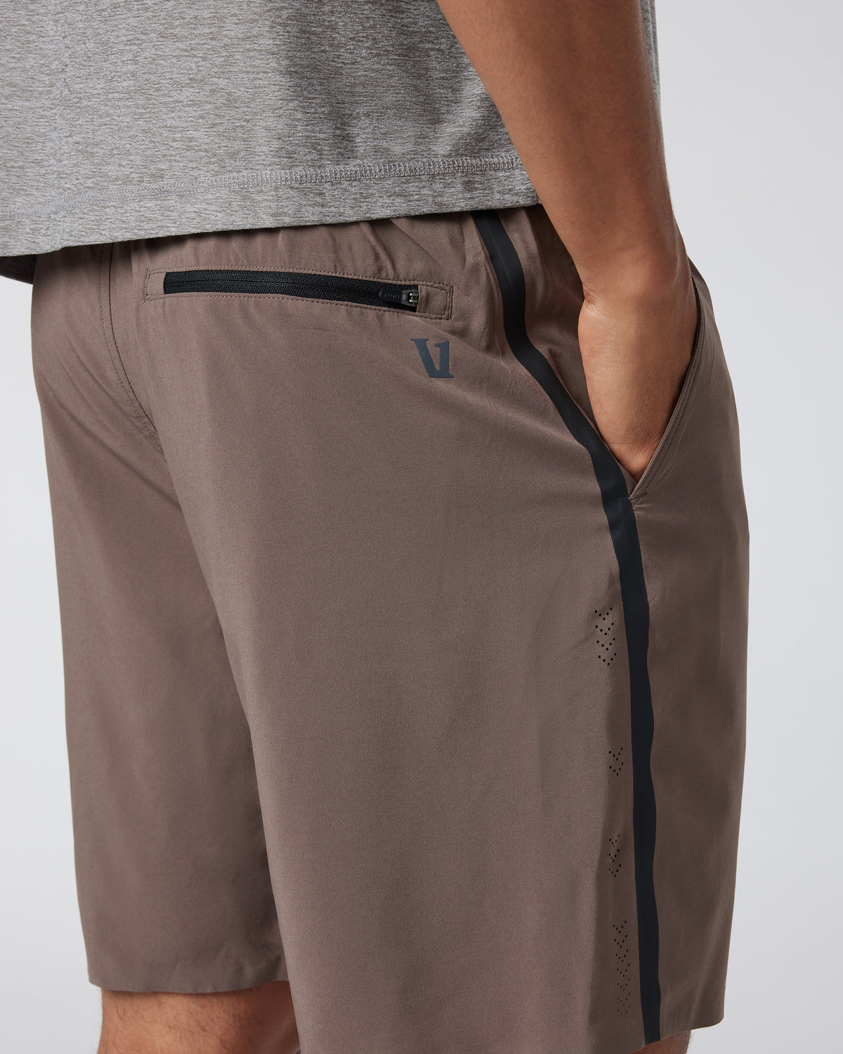 Domain Performance Short Men's Fossil Workout Shorts - Image 5