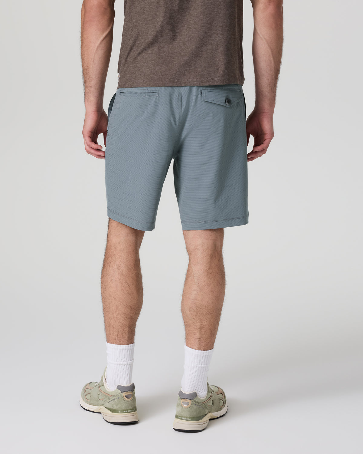 Pebble Short Dusty Blue Lightweight Golf Shorts - Image 2