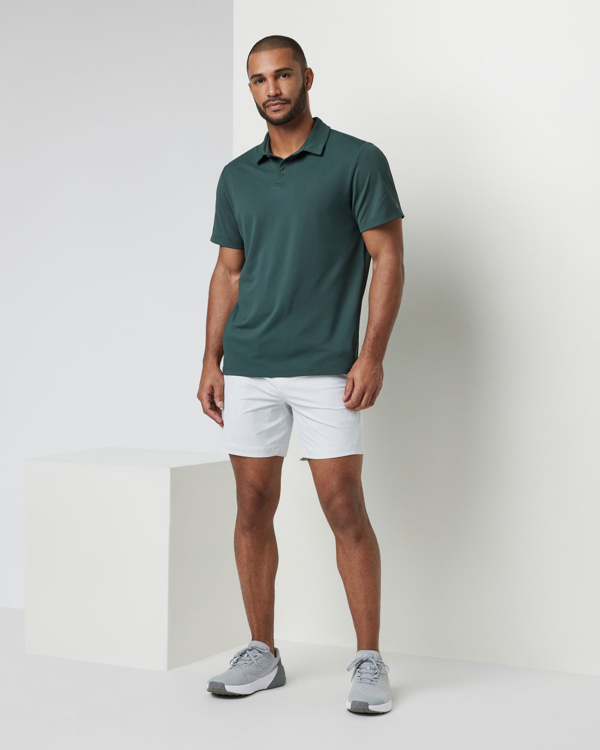 Crosscourt Short Men's Frost Grey Tennis Shorts - Image 3