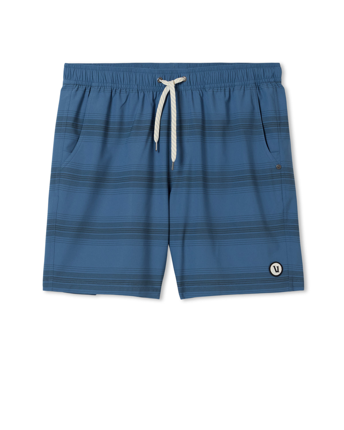 Kore Short Lined 7" Sea Gradient Stripe Athletic Shorts - Image 6