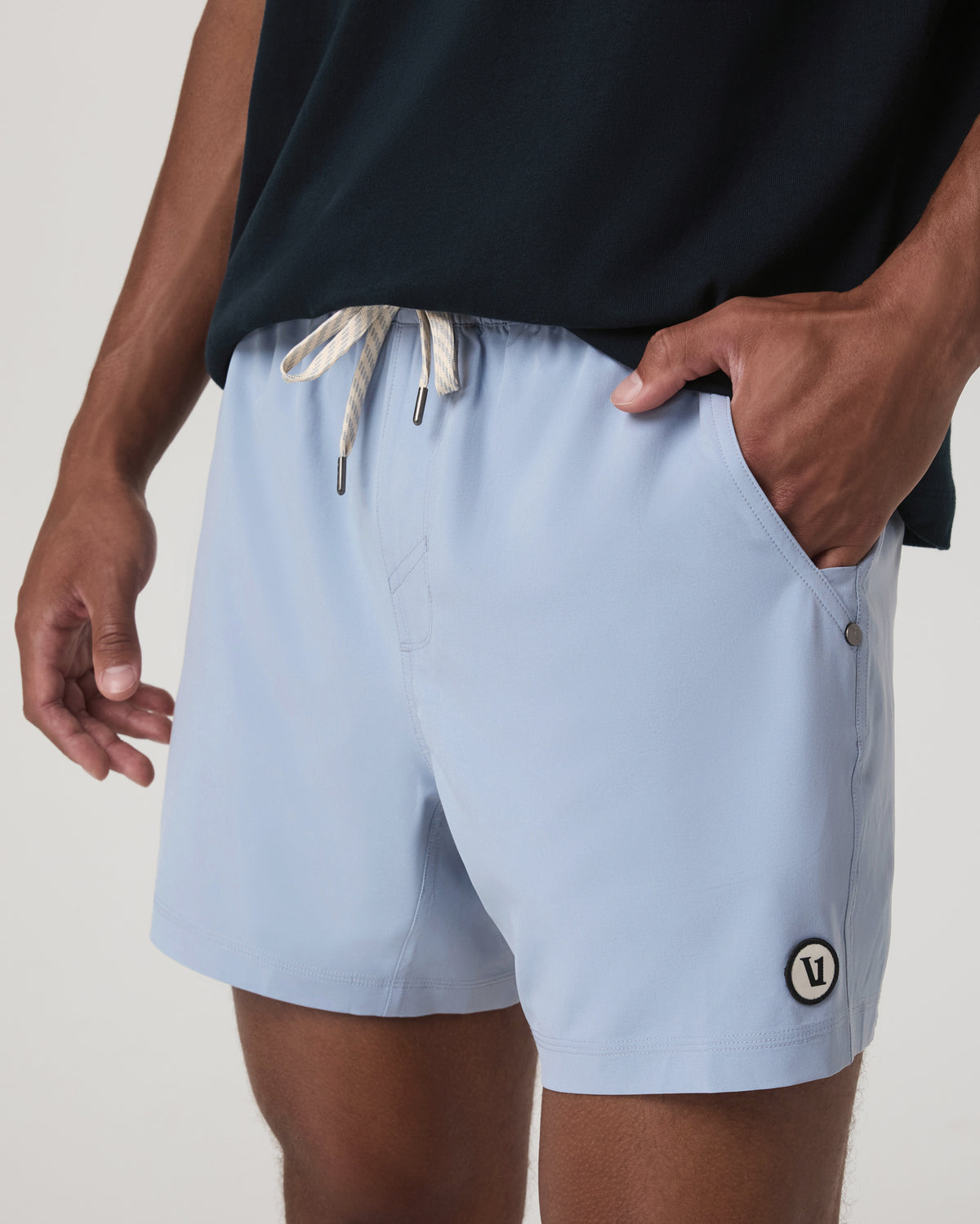 Kore Short Unlined 5" Men's Blue Dusk Athletic Fit Shorts - Image 2