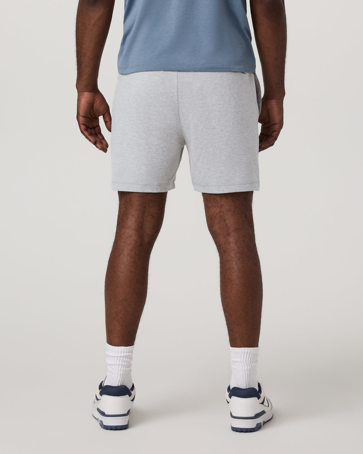 Coronado Short 5" Men's Light Heather Grey Lounge Short - Image 3