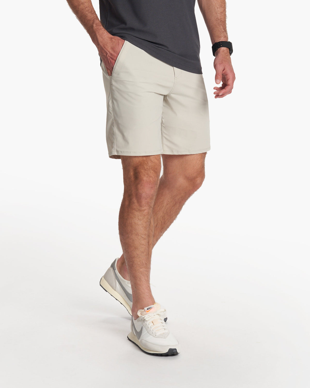 Meta Short Men's Birch White Chino Shorts - Image 3