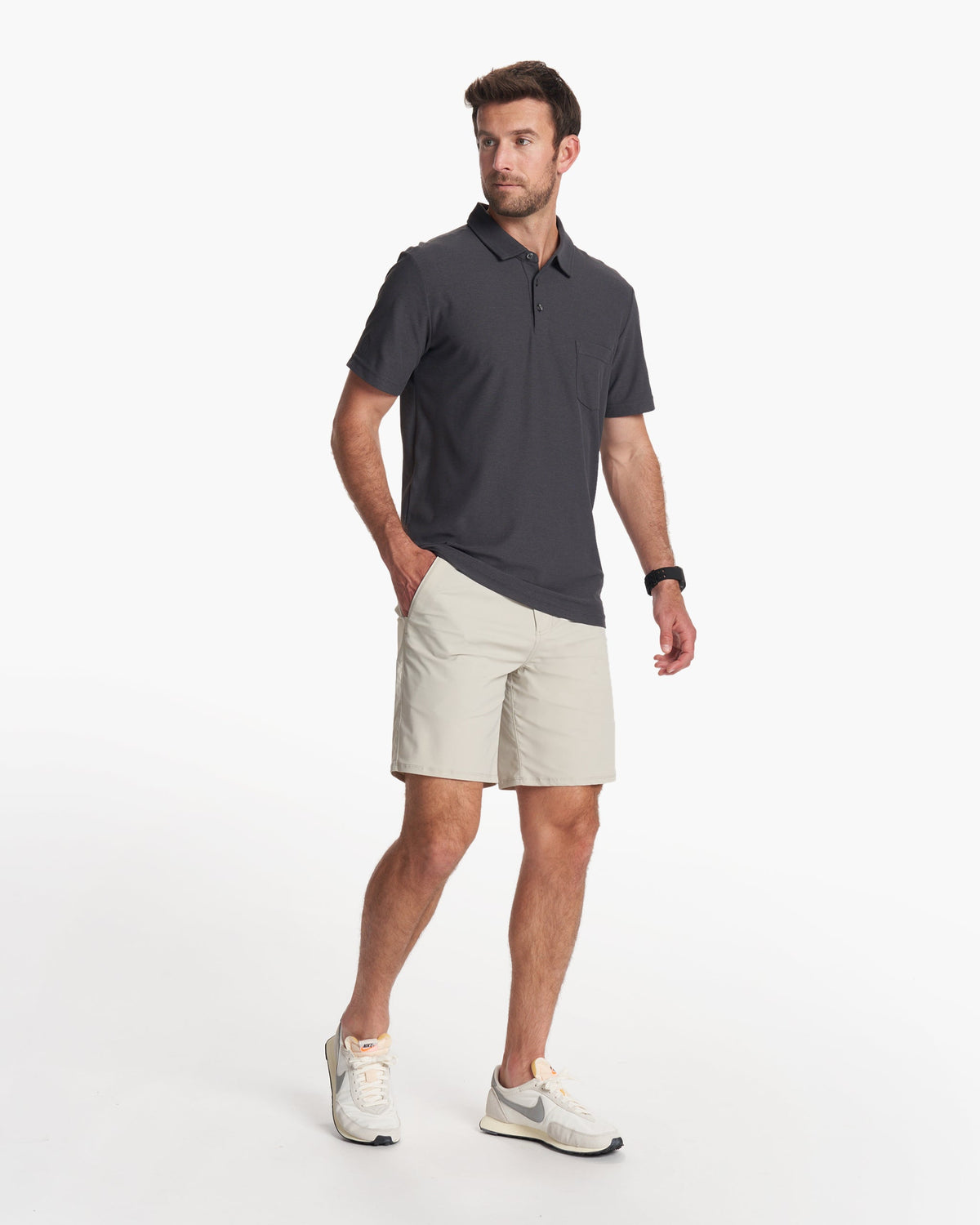 Meta Short Men's Birch White Chino Shorts - Image 5