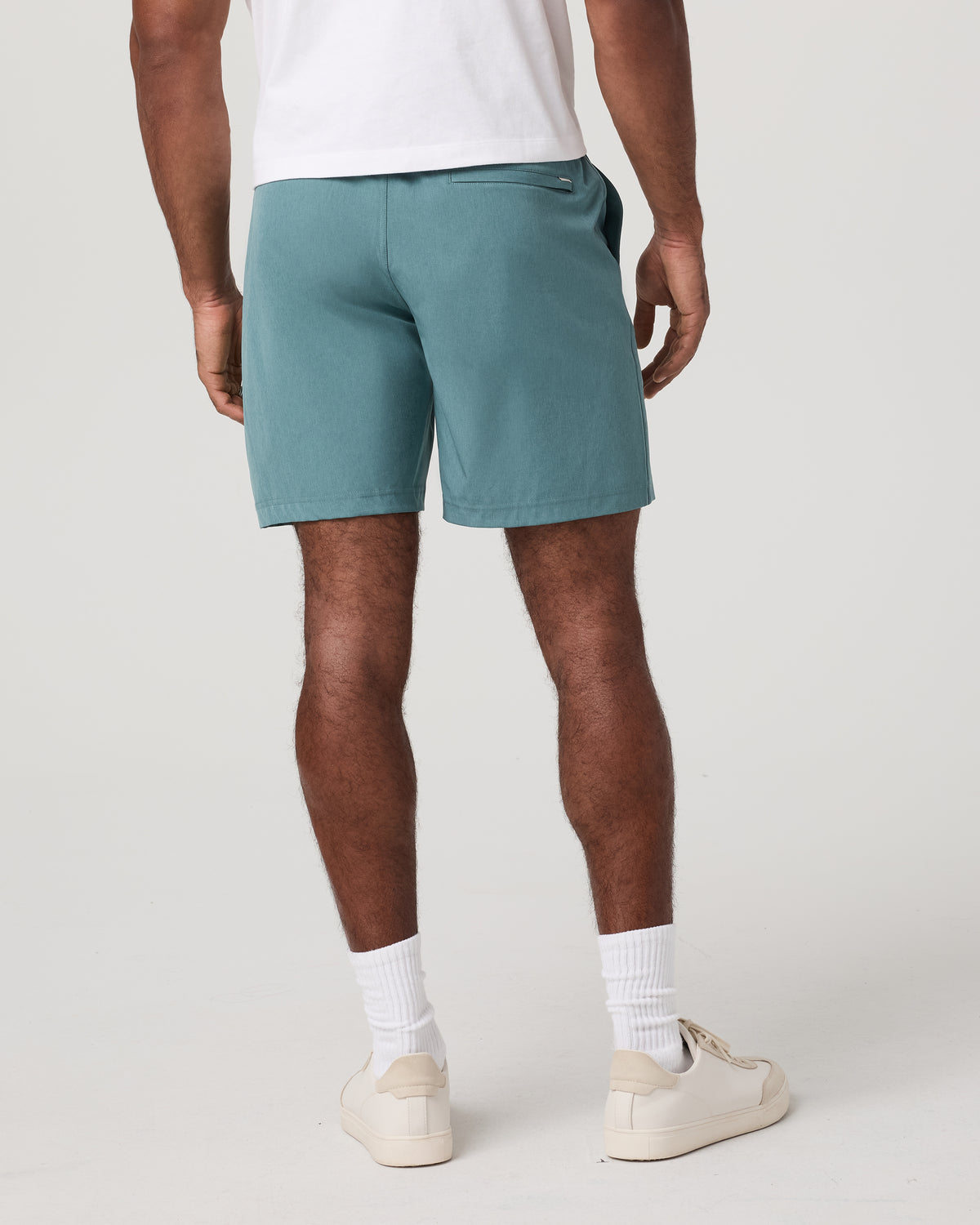 Banks Session Short Unlined 7" Bluegrass Linen Texture - Image 3