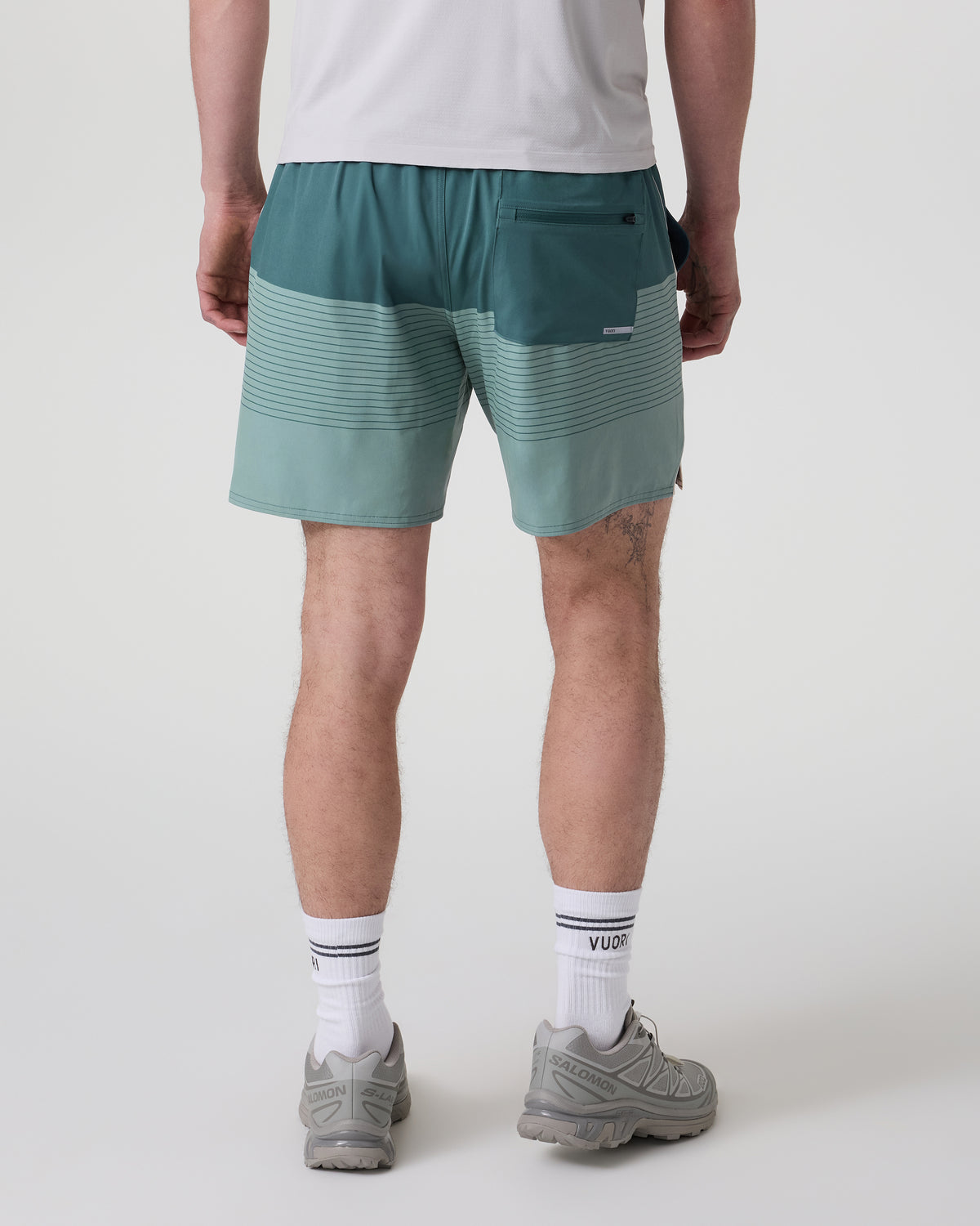 Trail Short 2.0 Light Deep Sea Stripe/Salt - Image 2
