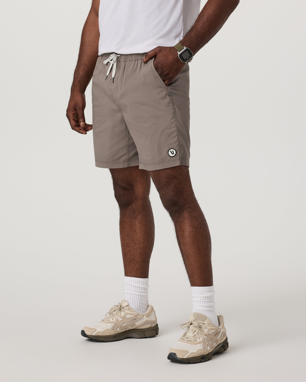 Kore Everyday Short Lined 7" Men's Smokey Taupe Shorts - Image 2