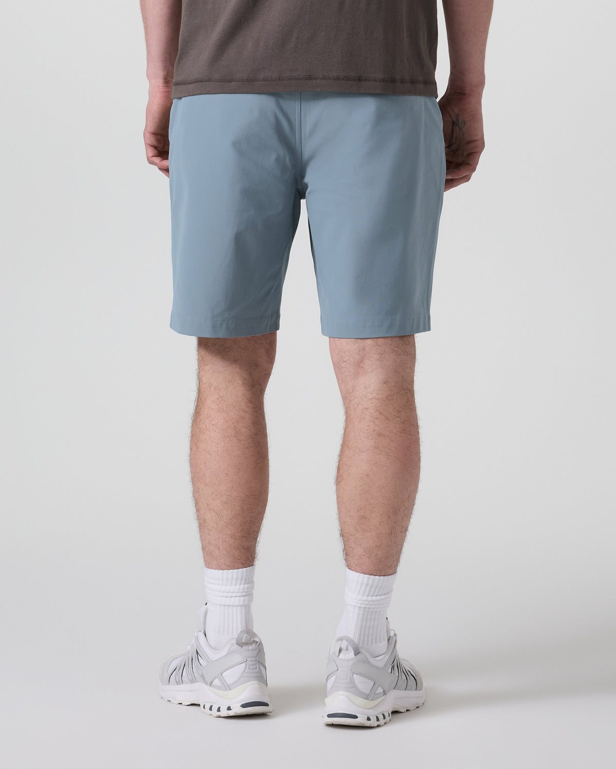 Meta Short 8" Dusty Blue Chino Shorts - Image 4