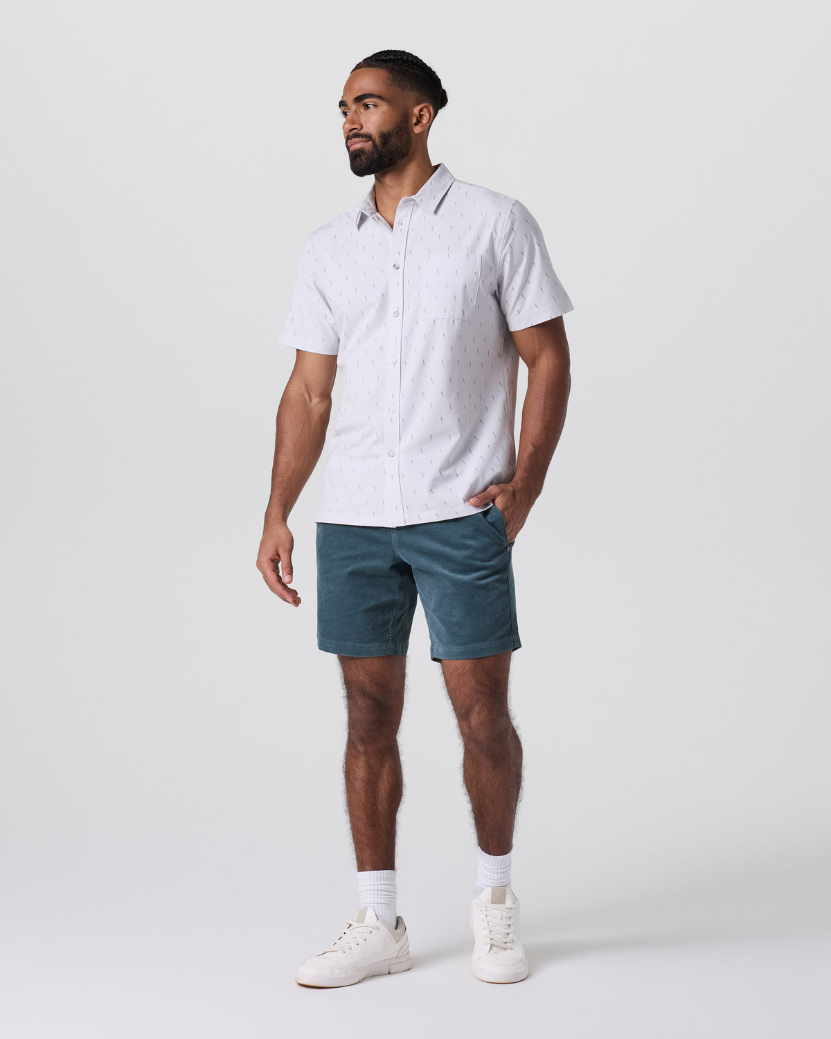 Optimist Short Men's Light Deep Sea Corduroy Shorts - Image 5