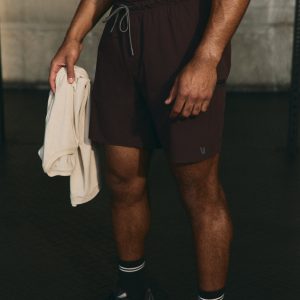 Grafton Short Lined 7" Men's Raisin Training Shorts
