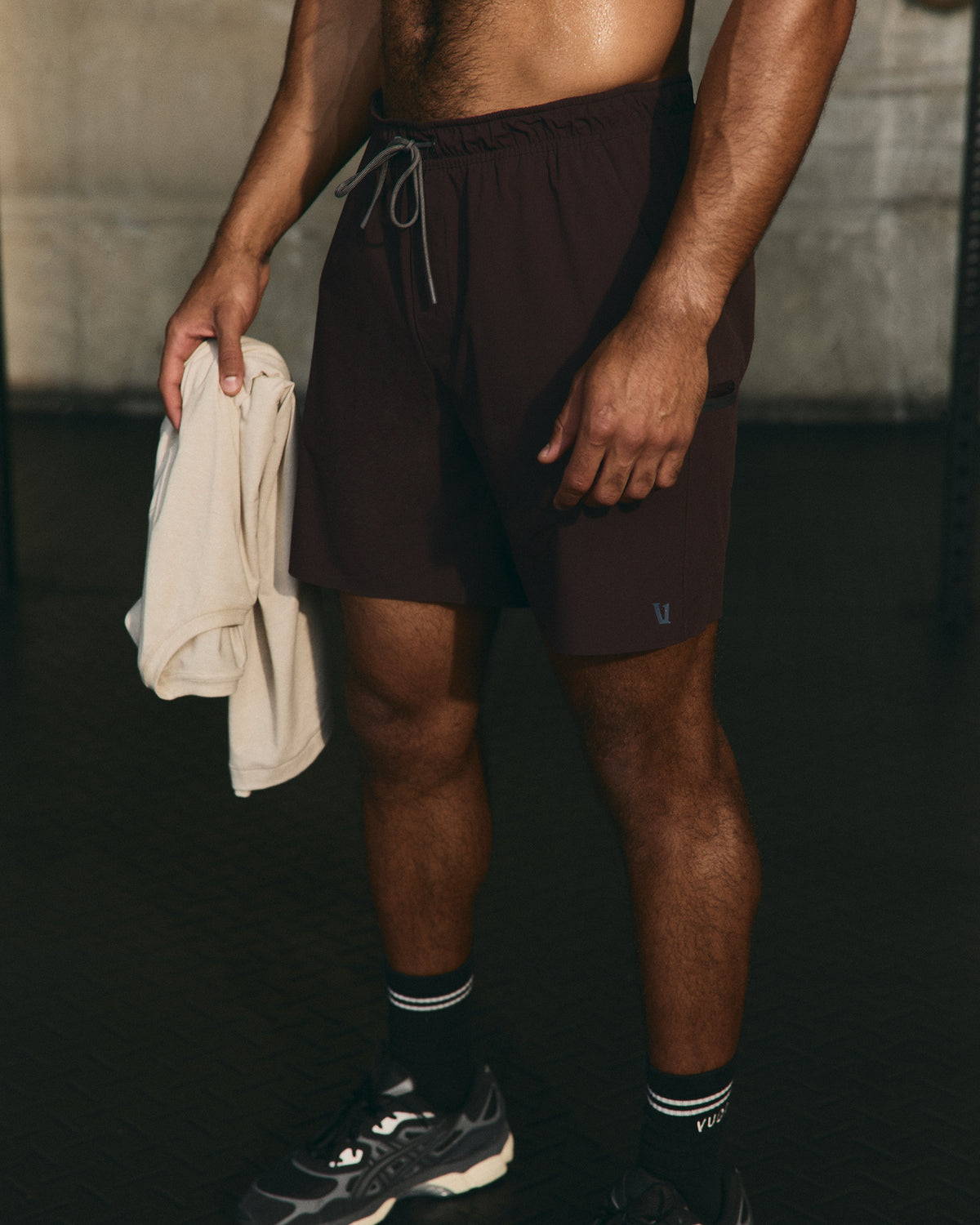 Grafton Short Lined 7" Men's Raisin Training Shorts