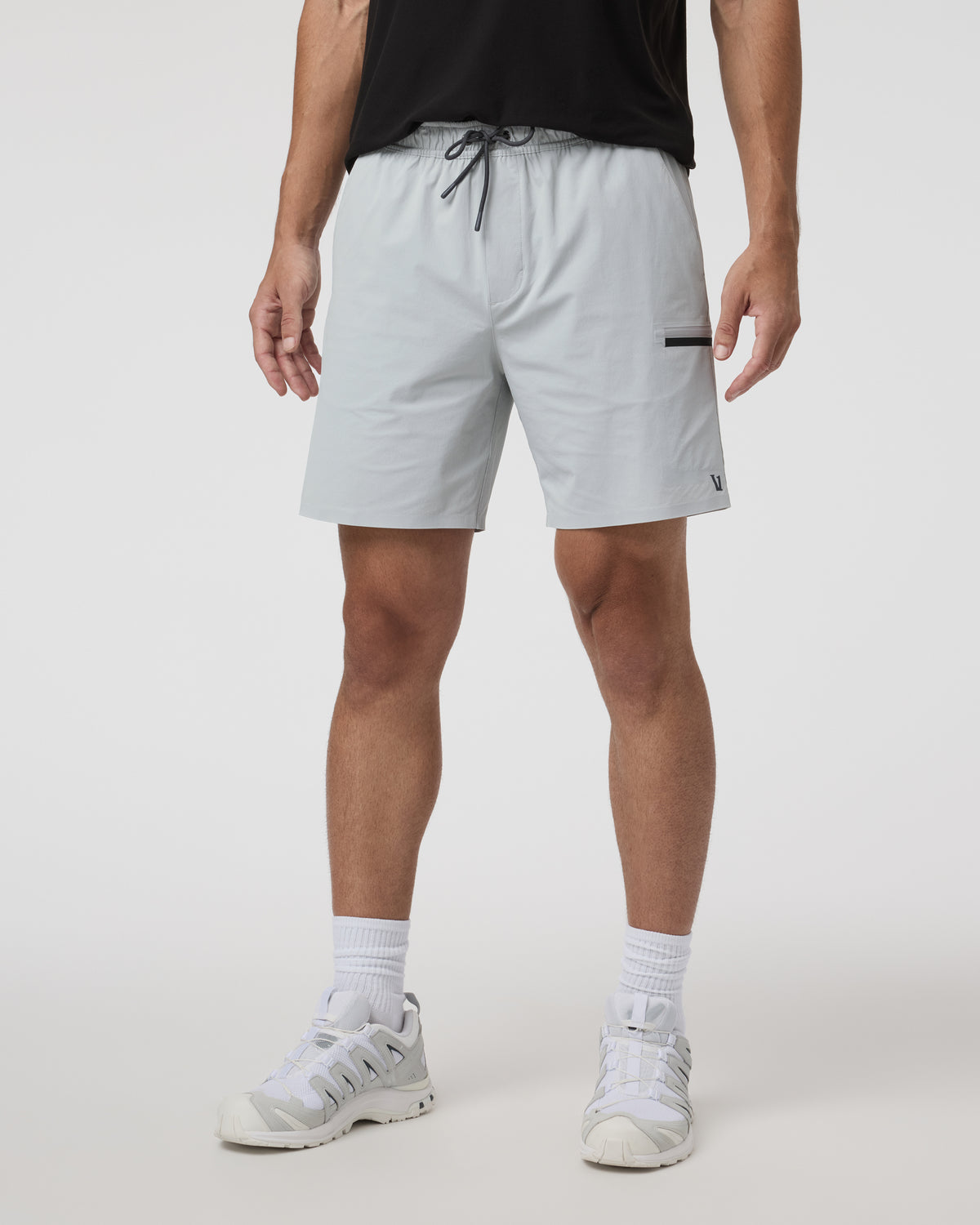Grafton Short Lined Classic Fit 7" Sky Grey
