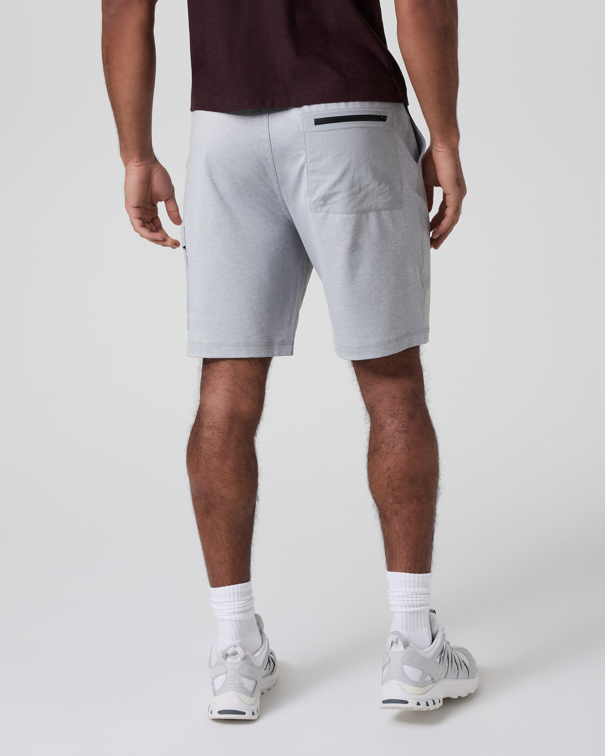 Sunday Performance Utility Short Classic Fit 8" Platinum Heather - Image 3