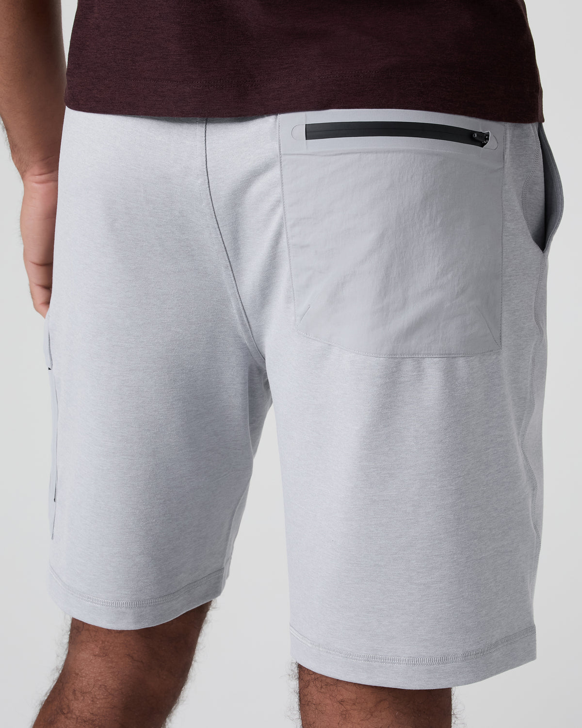 Sunday Performance Utility Short Classic Fit 8" Platinum Heather - Image 4