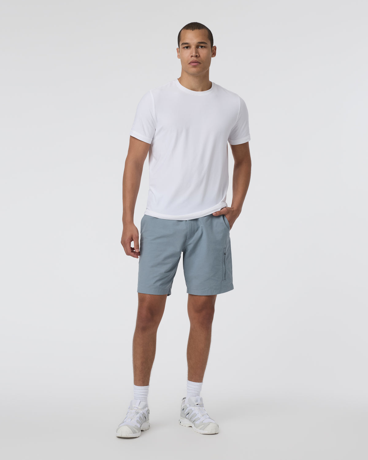 Barren Explorer Short Classic Fit 8" Dusty Blue - Image 4