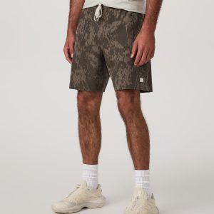 Banks Session Short Unlined 7" Root Earth Linen Texture