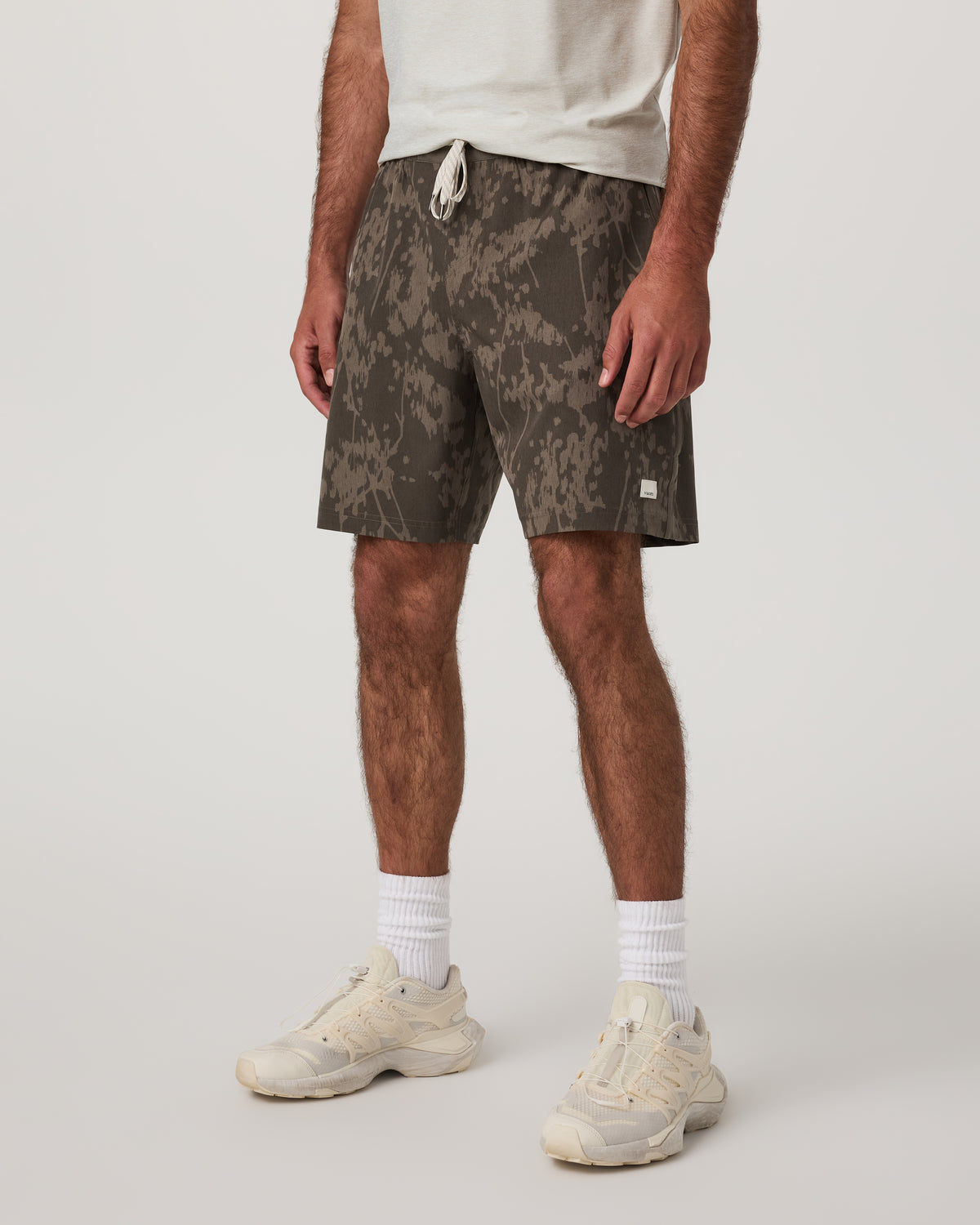 Banks Session Short Unlined 7" Root Earth Linen Texture