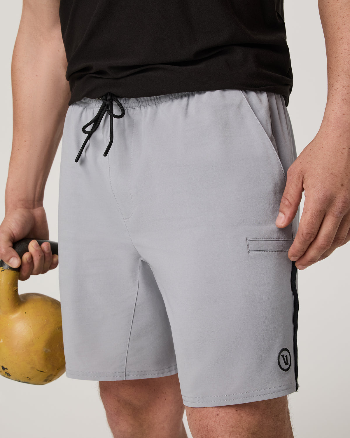 Elevate Kore Utility Short Lined 7" Men's Sea Fog Shorts - Image 5