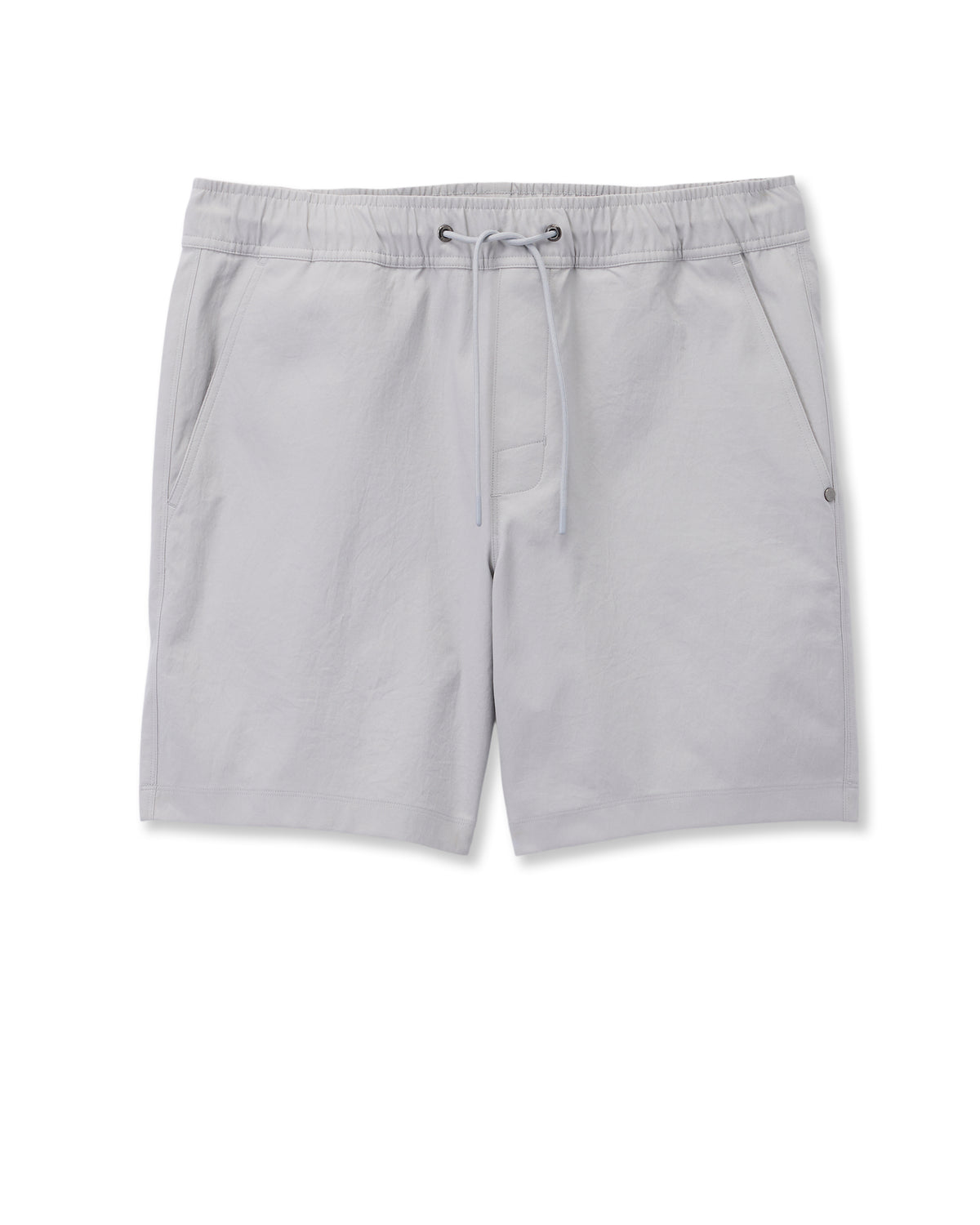 Cascade Crinkle Elastic Waist Short Classic Fit 8" Fog - Image 6
