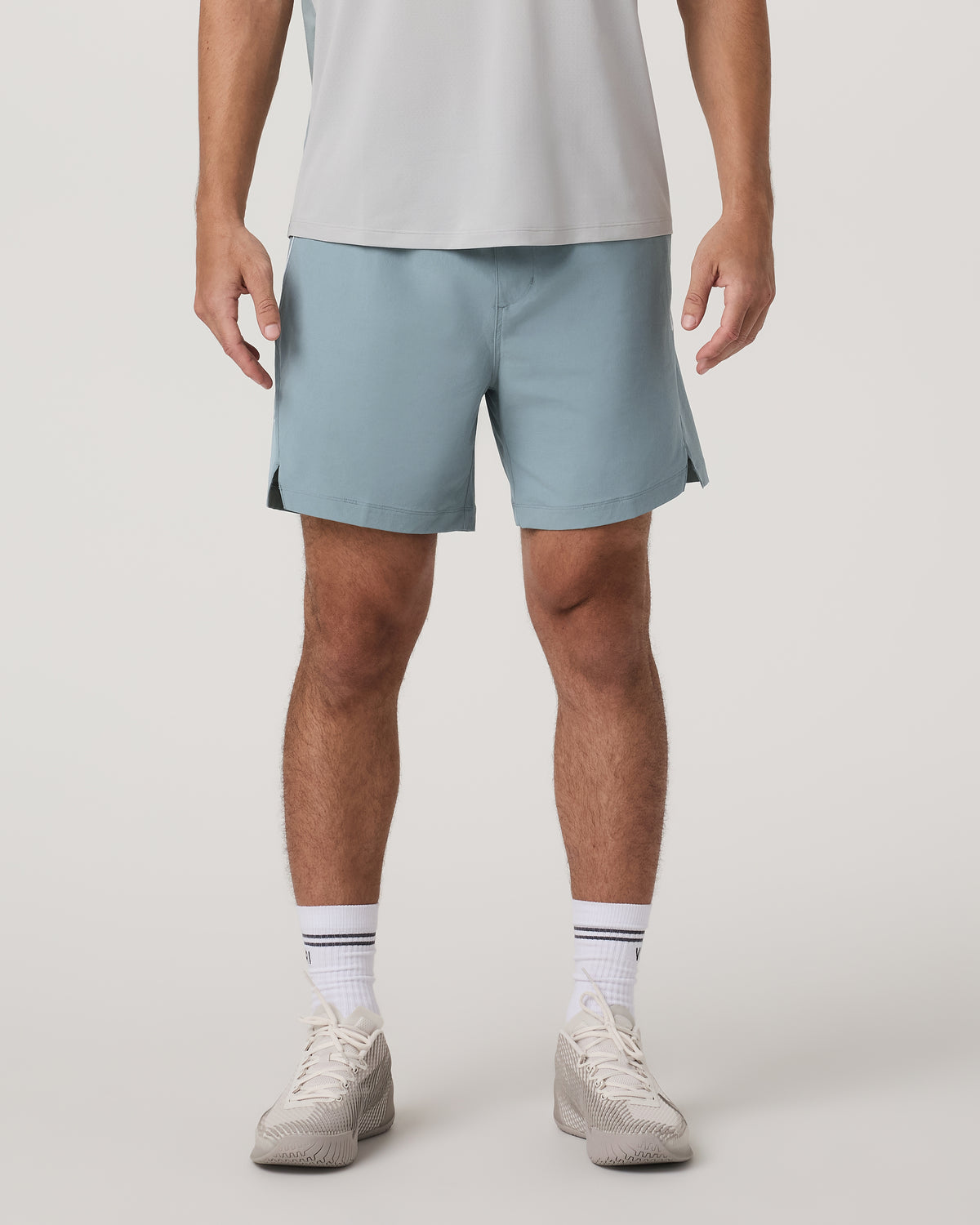 Crosscourt Short Unlined 7" Men's Mist Tennis Shorts - Image 3