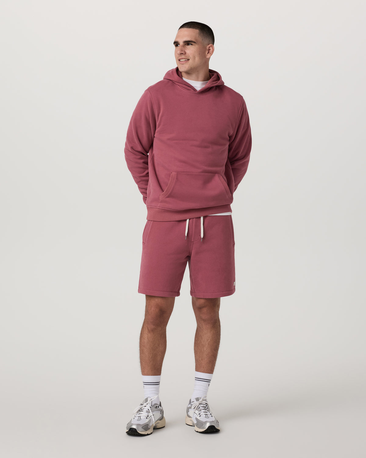Seaside Short 8" Relaxed Men's Berry Lounge Shorts