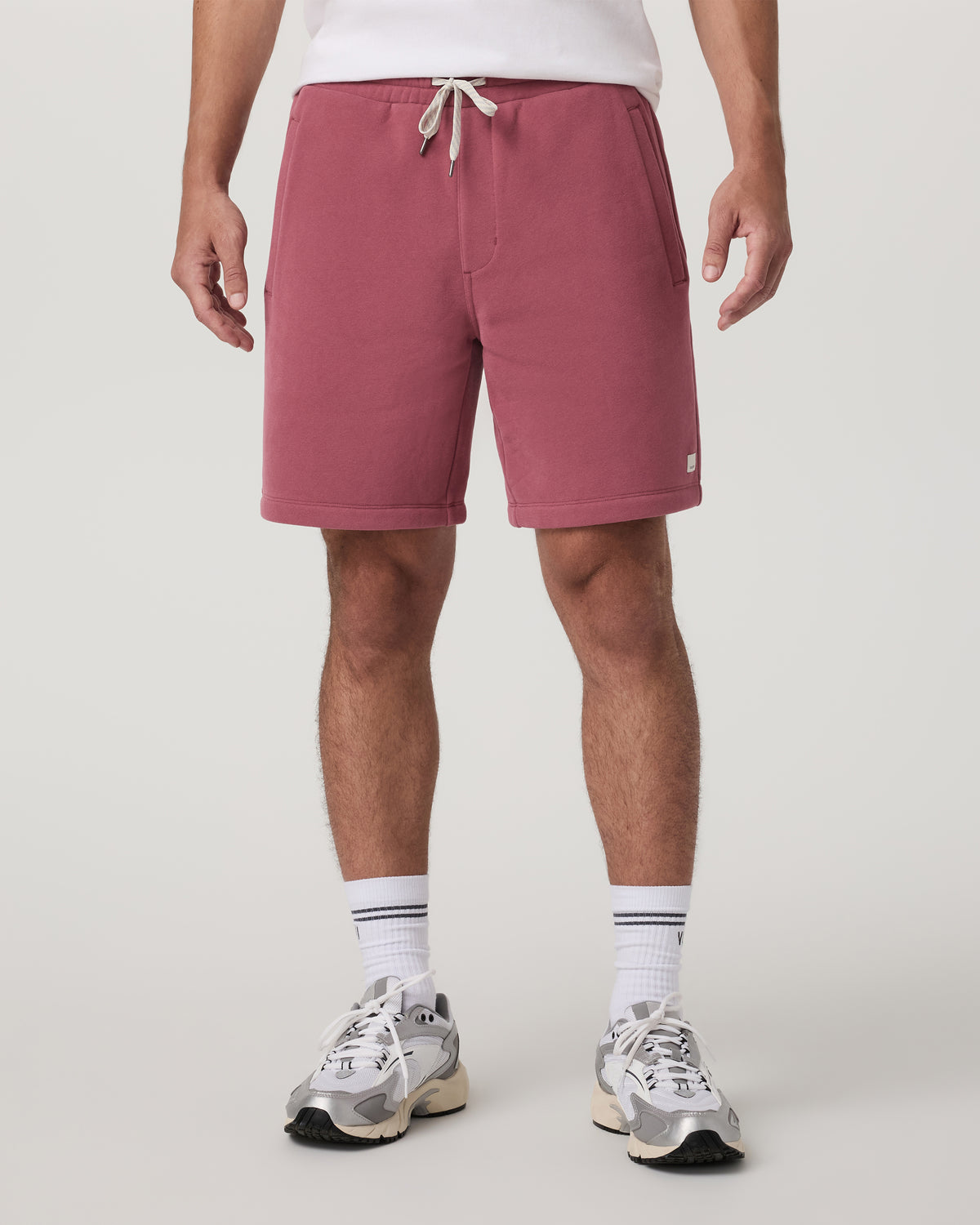 Seaside Short 8" Relaxed Men's Berry Lounge Shorts - Image 2