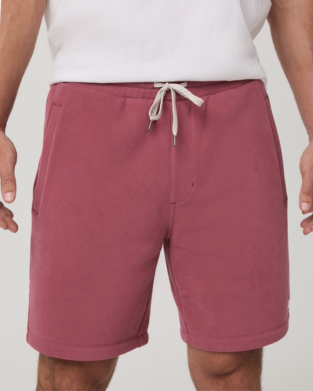 Seaside Short 8" Relaxed Men's Berry Lounge Shorts - Image 3