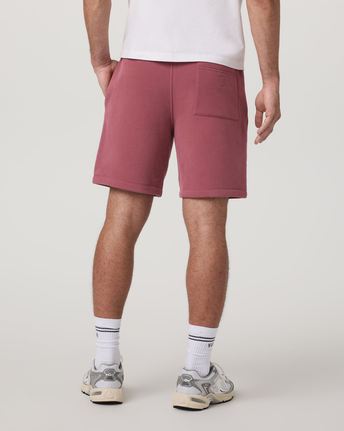 Seaside Short 8" Relaxed Men's Berry Lounge Shorts - Image 4