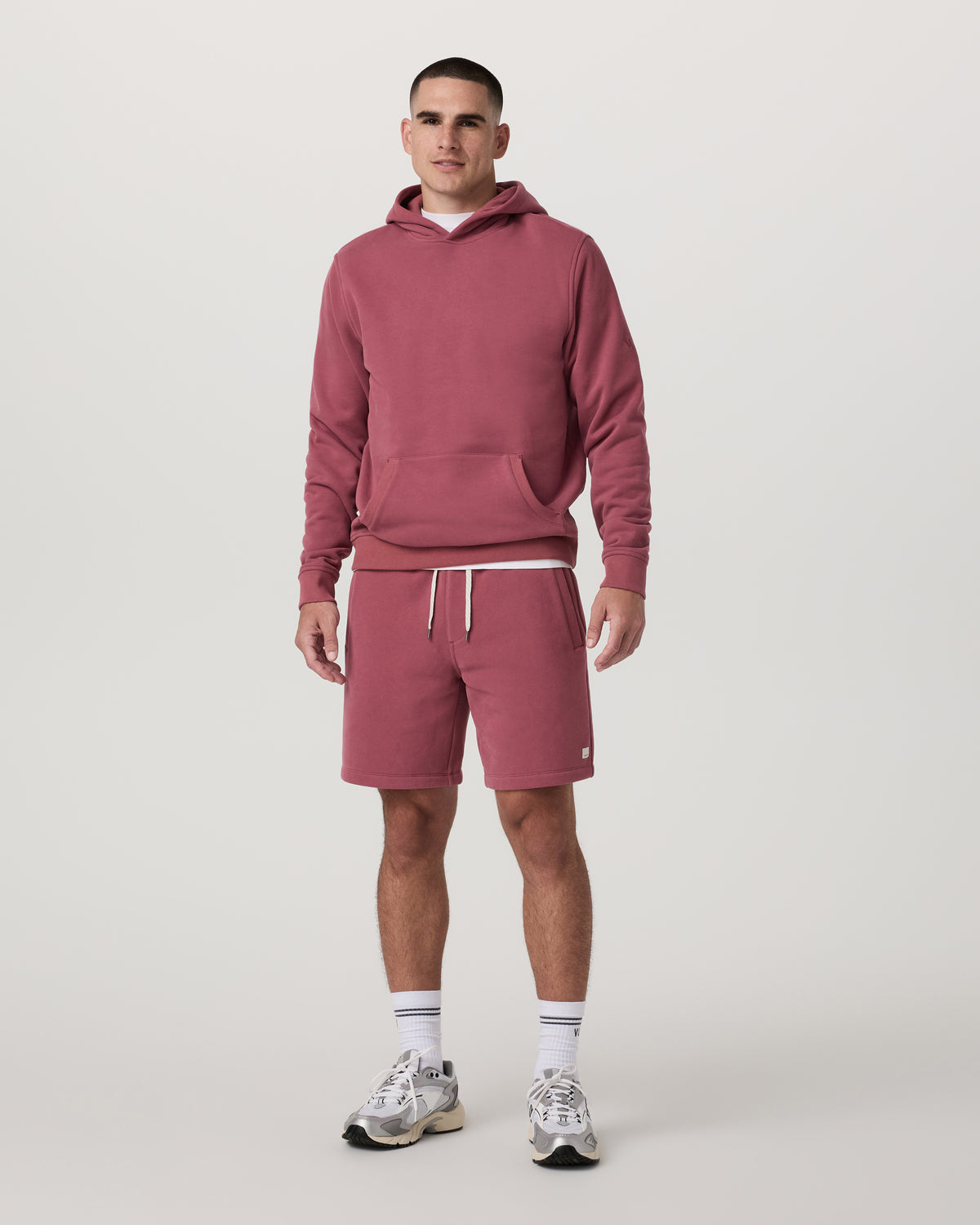 Seaside Short 8" Relaxed Men's Berry Lounge Shorts - Image 5