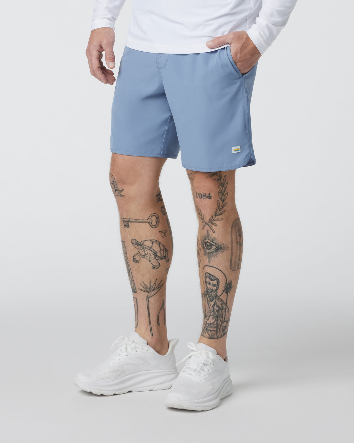 Banks Short Men's Chambray Athletic Shorts - Image 5