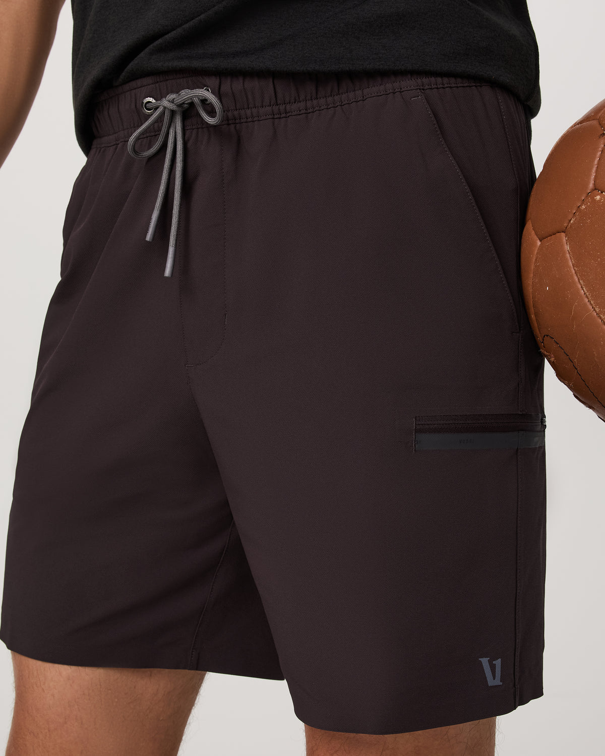 Grafton Short Unlined 7" Men's Raisin Training Shorts - Image 2