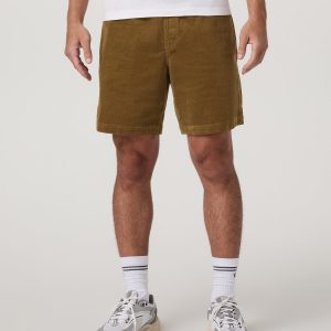 Optimist Elastic Waist Short 8" Men's Rum Relaxed Shorts