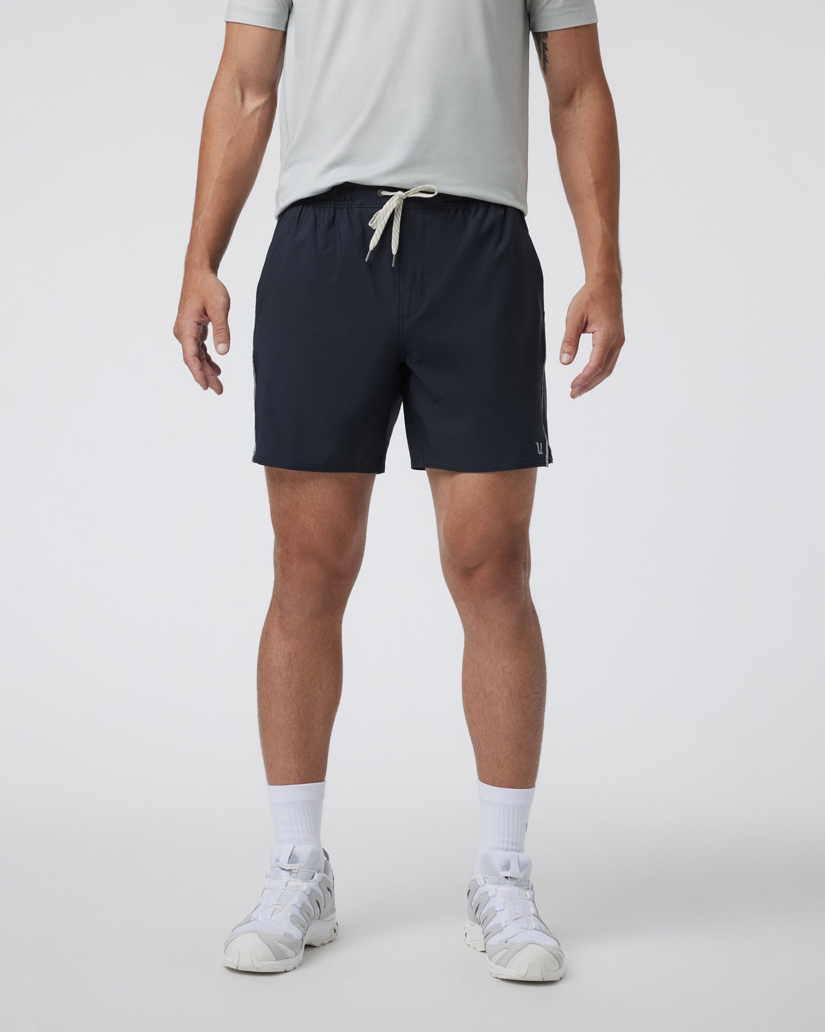 Trail Short 2.0 Black/Heather Grey Running Shorts - Image 3