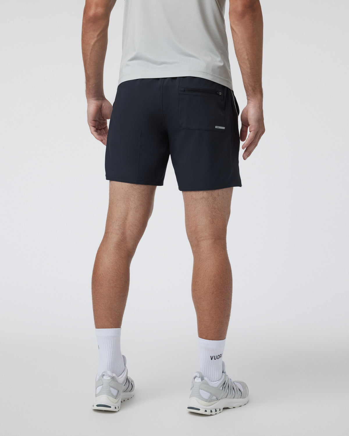 Trail Short 2.0 Black/Heather Grey Running Shorts - Image 4
