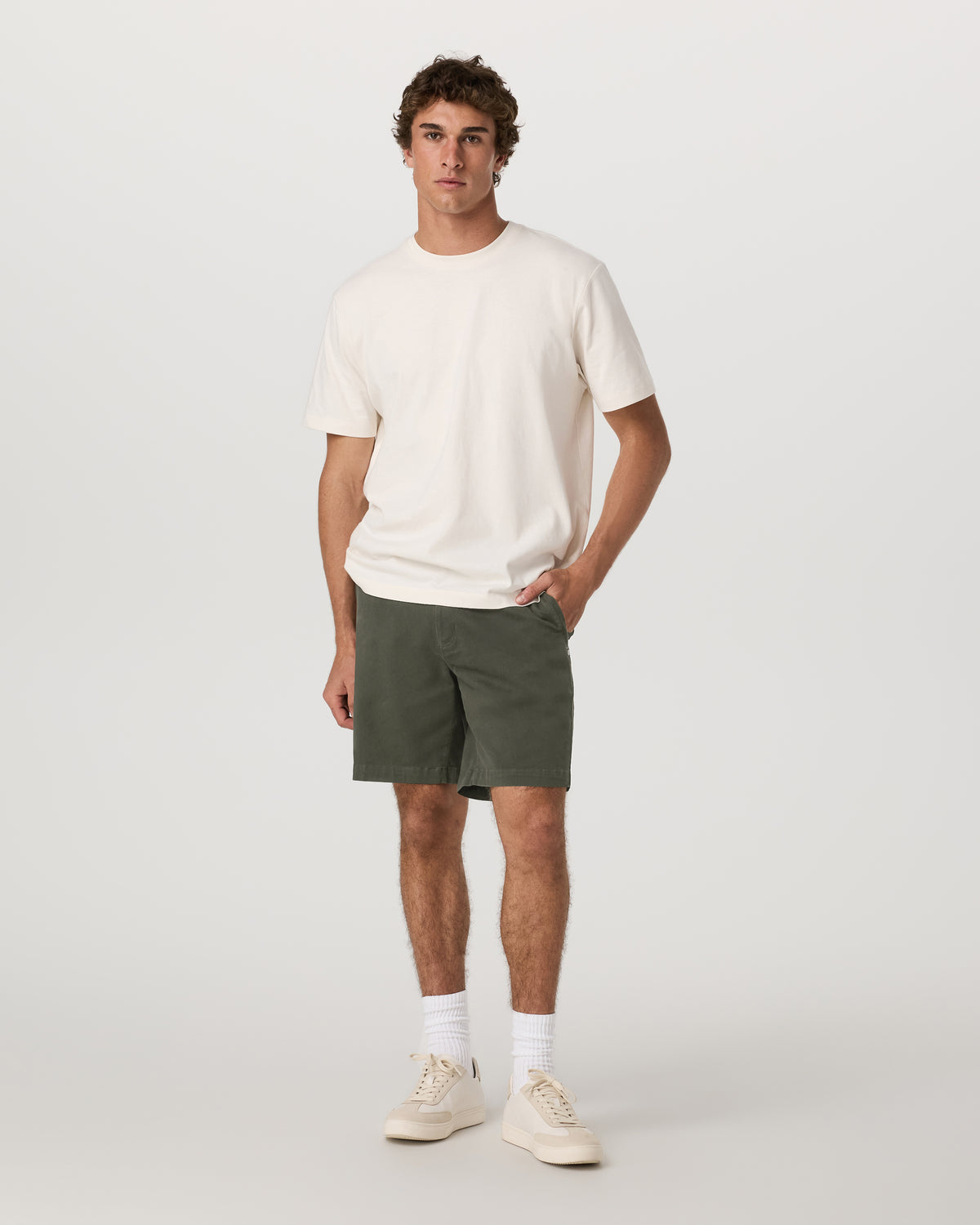 Fletcher Chino Short 8" Men's Dark Oregano Shorts - Image 5