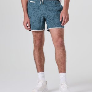 Banks Short 5" Deep Sea Lily Active Shorts