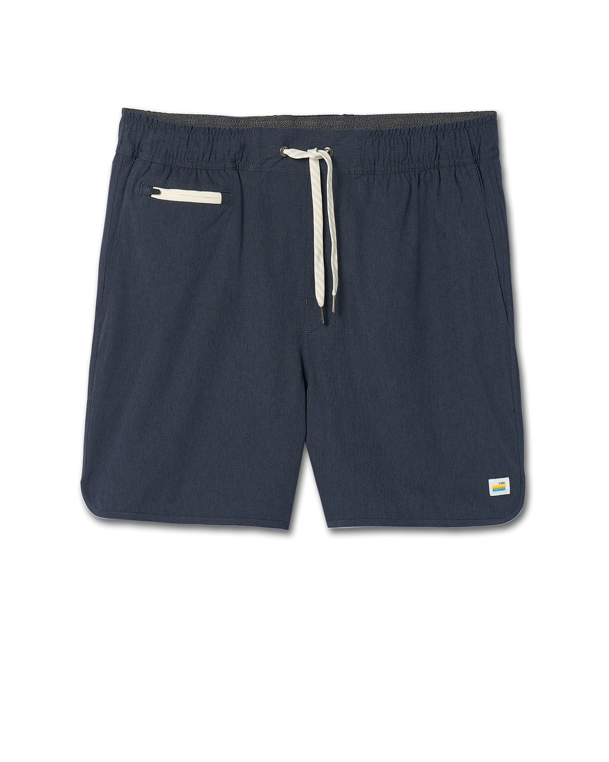 Banks Short 5" Navy Linen Texture Athletic Shorts - Image 4